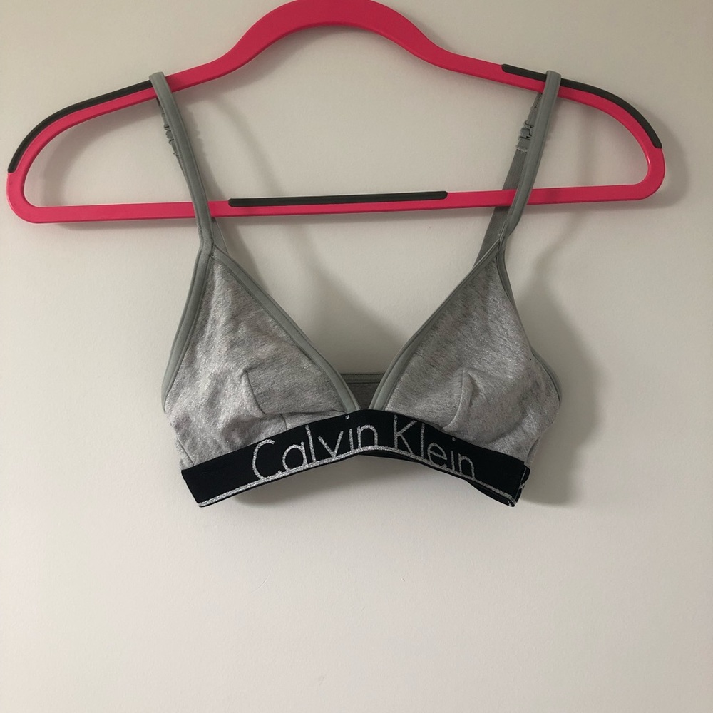 Calvin Klein grey bralette